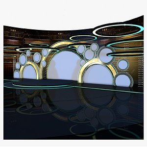 stage 3D model