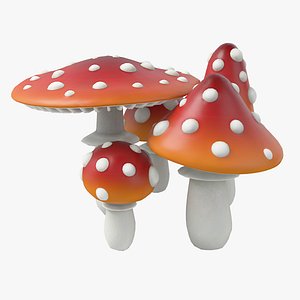 Cartoon Mushrooms 05