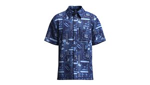3D Men Midnight Tropic Hawaiian Floral Shirt