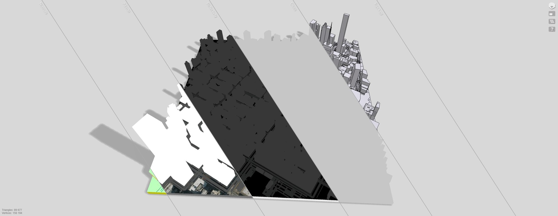 Cityscape New York USA Fragment City 3D Model - TurboSquid 2266079