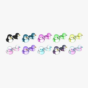 3D 10 Slippers J Bird Collection - Costume Character Design model