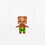 Stylized bear brown