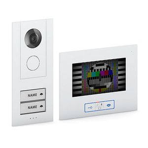3d model video door phone