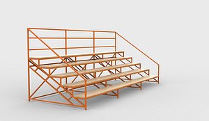 3D Grandstand 3D model