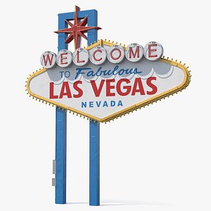 Fabulous Las Vegas Landmark Sign model