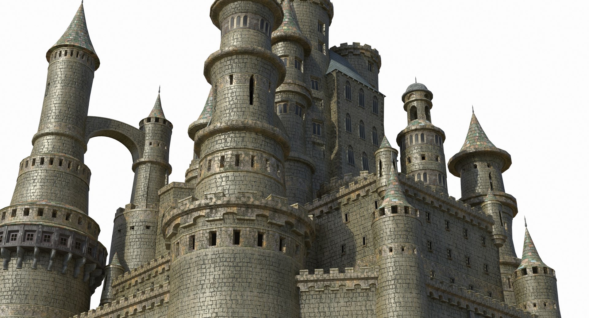 Fantasy Medieval Castle 3D Model - TurboSquid 1267781