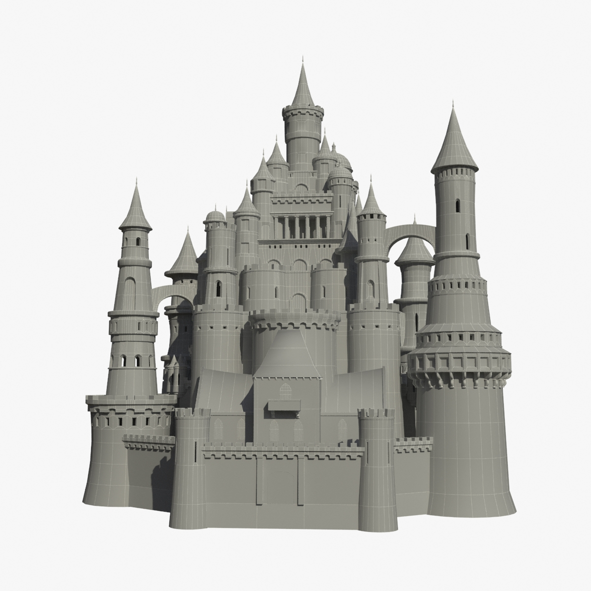 Fantasy Medieval Castle 3d Model - Turbosquid 1267781