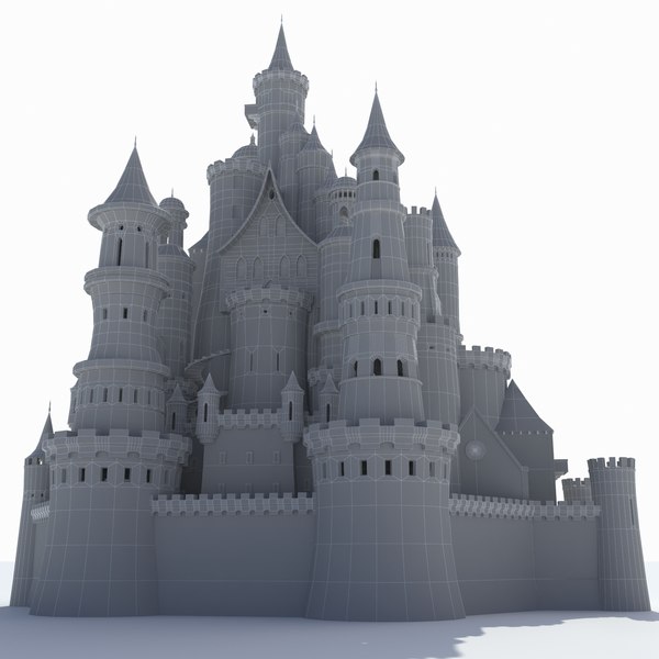 Fantasy medieval castle 3D model - TurboSquid 1267781