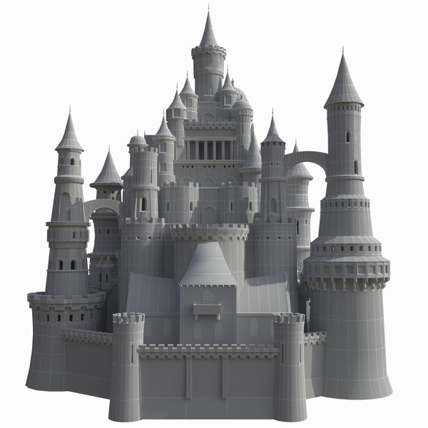 Fantasy medieval castle 3D model - TurboSquid 1267781