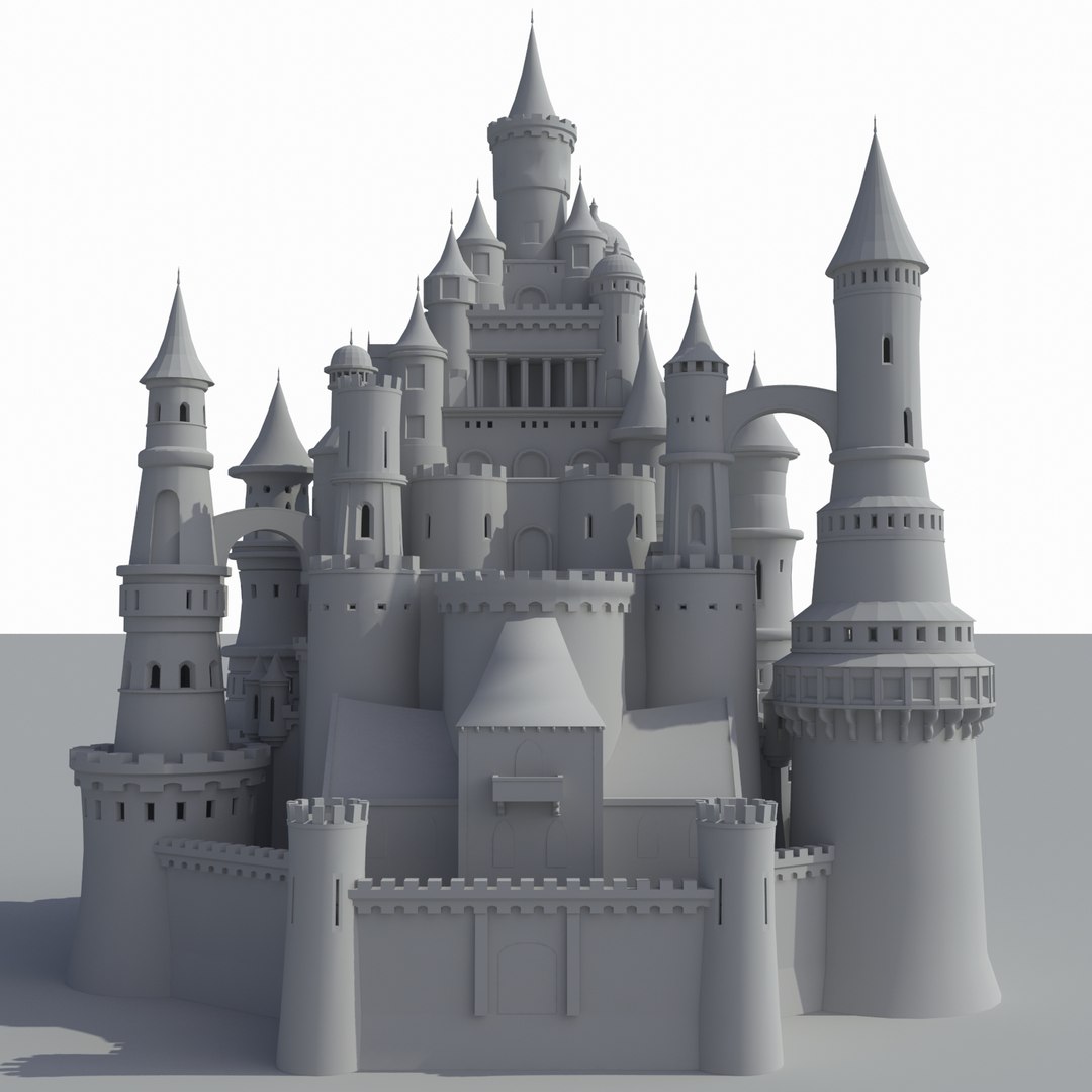 Fantasy Medieval Castle 3D Model - TurboSquid 1267781