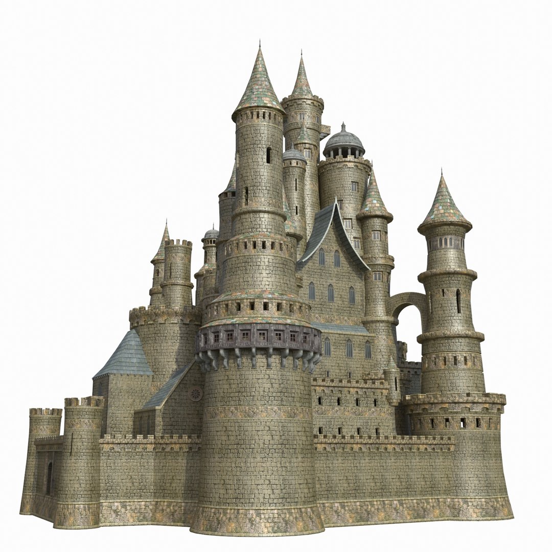 Fantasy Medieval Castle 3D Model - TurboSquid 1267781