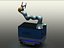 Robot industriali mobili racchiusi in un supporto per robot