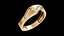 bague de fiançailles emblématique de luxe
