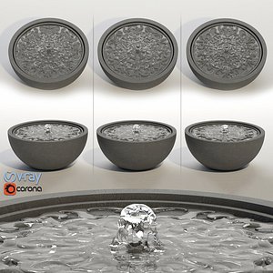Classic Fountain Collection 3D model