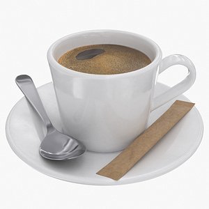 3D Expresso Coffee Cup 3