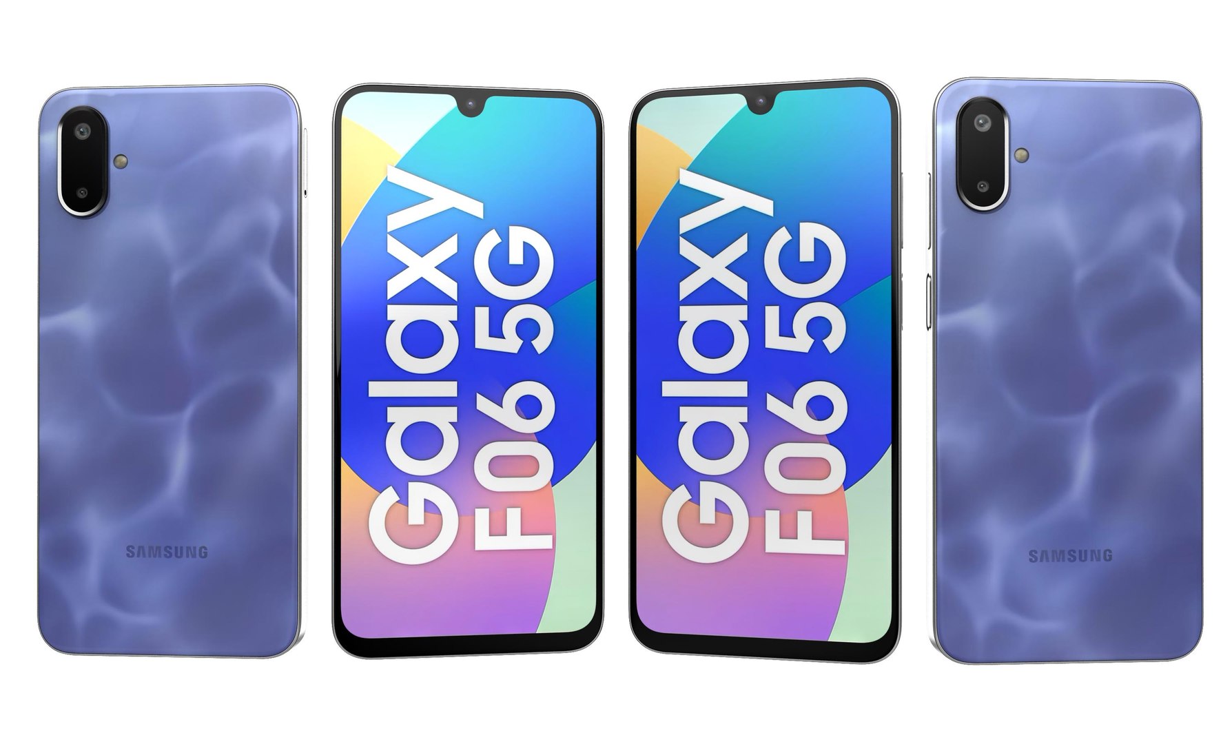 Samsung Galaxy F06 5G Blue And Violet 3D - TurboSquid 2371769