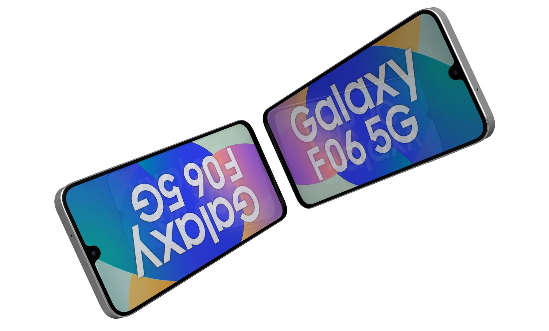 Samsung Galaxy F06 5G Blue And Violet 3D - TurboSquid 2371769