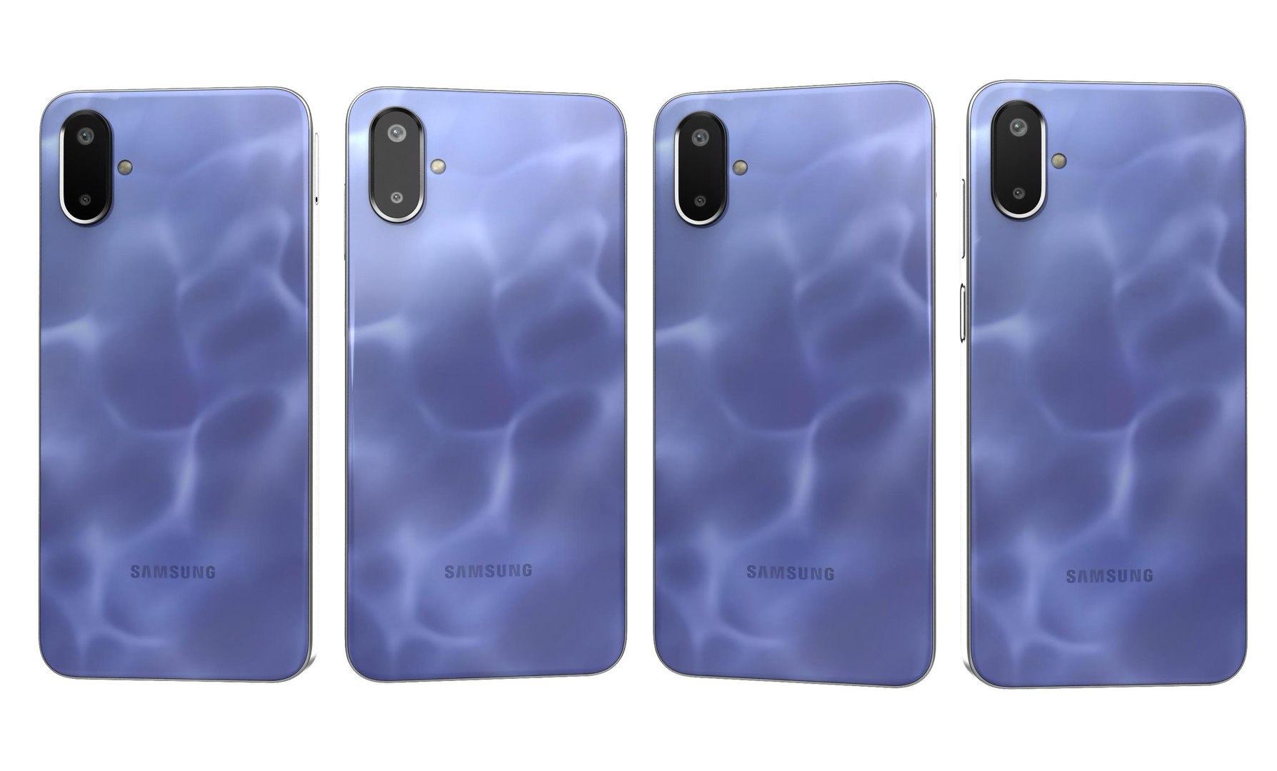 Samsung Galaxy F06 5G Blue And Violet 3D - TurboSquid 2371769