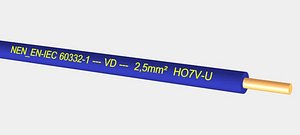 VD HO7V-U 450 750V 2,5 mm2  blue.max
