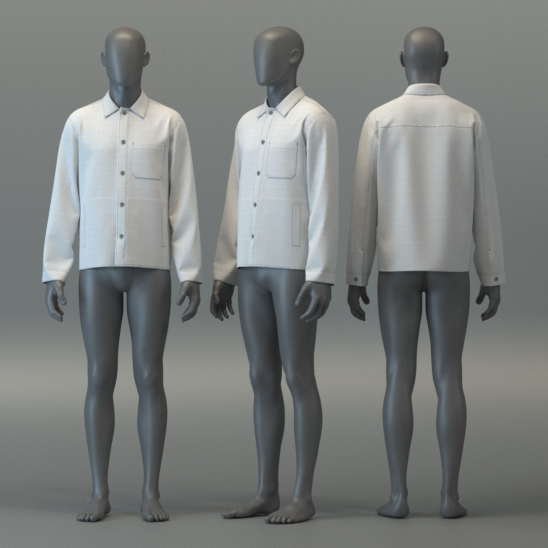 Plaid Overshirt 3D model https://p.turbosquid.com/ts-thumb/kb/OJrfjs/8s/asplaidovershirt_4/png/1695810386/1920x1080/fit_q87/30ba6c0b122b427e1331c75f5b731a6e5c127338/asplaidovershirt_4.jpg