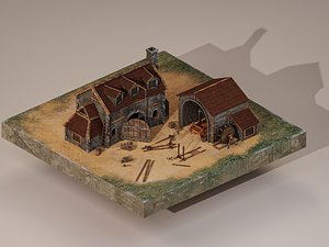 Medieval Workshop Level 5 3D