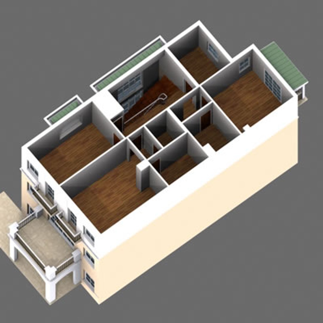 Max Exterior Triplex House