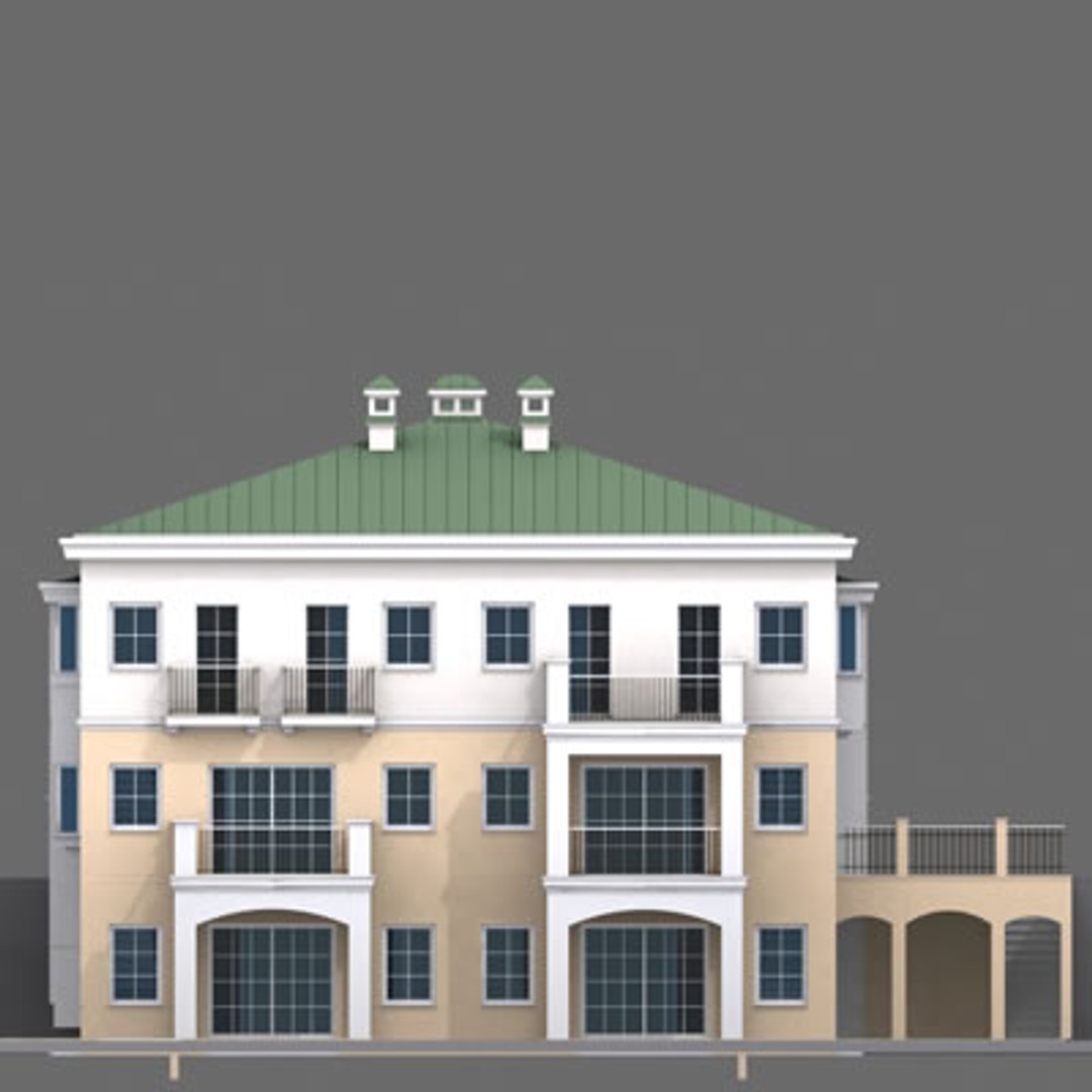 Max Exterior Triplex House
