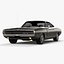 3D 1970 Dodge Charger RT model