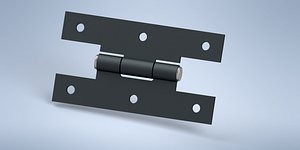 Standard door hinge