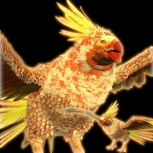 Phoenix Beautiful Bird Rig 3D