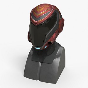 3D Sci Fi Helmet model