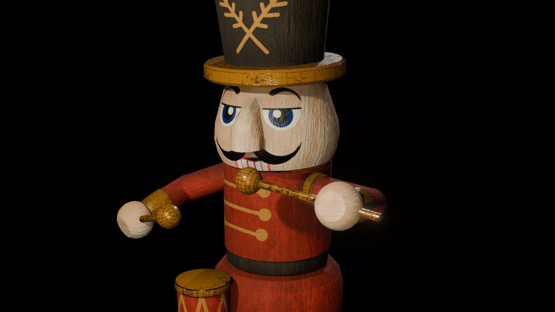 3D model Low Poly Stylized Nutcracker Toy Soldier  Rigged  Animated Idle  Sit https://p.turbosquid.com/ts-thumb/kb/nHwuIK/6f/01nutcracker/png/1765656188/1920x1080/fit_q87/54e5199053798653006eacb584f12ccf9e9b6e3b/01nutcracker.jpg