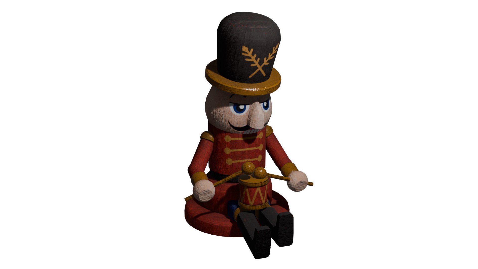 3D model Low Poly Stylized Nutcracker Toy Soldier  Rigged  Animated Idle  Sit https://p.turbosquid.com/ts-thumb/kb/nHwuIK/W7/05nutcracker/png/1765656190/1920x1080/fit_q87/c86f1be7a1e4599aee34562d3474ef226e489c40/05nutcracker.jpg