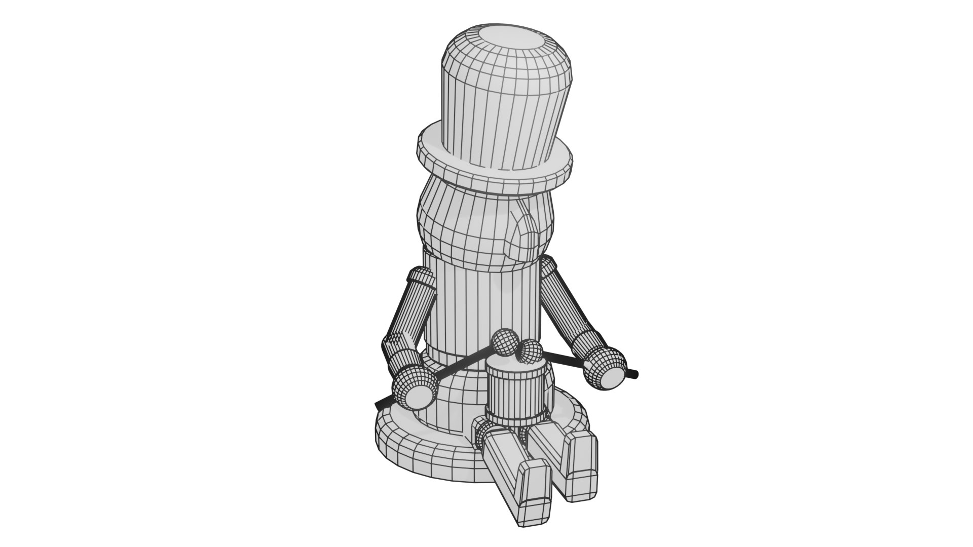 3D model Low Poly Stylized Nutcracker Toy Soldier  Rigged  Animated Idle  Sit https://p.turbosquid.com/ts-thumb/kb/nHwuIK/jL/05nutcracker_wire/png/1765656192/1920x1080/fit_q87/b68115424192ebd5350eebe9ef6484f4623200f4/05nutcracker_wire.jpg