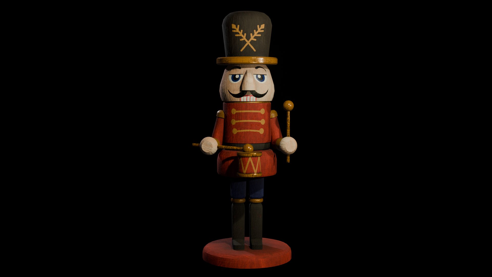 3D model Low Poly Stylized Nutcracker Toy Soldier  Rigged  Animated Idle  Sit https://p.turbosquid.com/ts-thumb/kb/nHwuIK/nq/00nutcracker/png/1765656181/1920x1080/fit_q87/72b2a59b602e3ed93b433637c2a54d64e5a828bf/00nutcracker.jpg