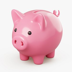 Stylized Piggy Bank