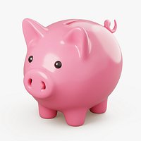 Stylized Piggy Bank