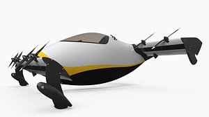 Personal EVTOL Aircraft with 8 Propellers