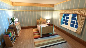 cartoon bedroom