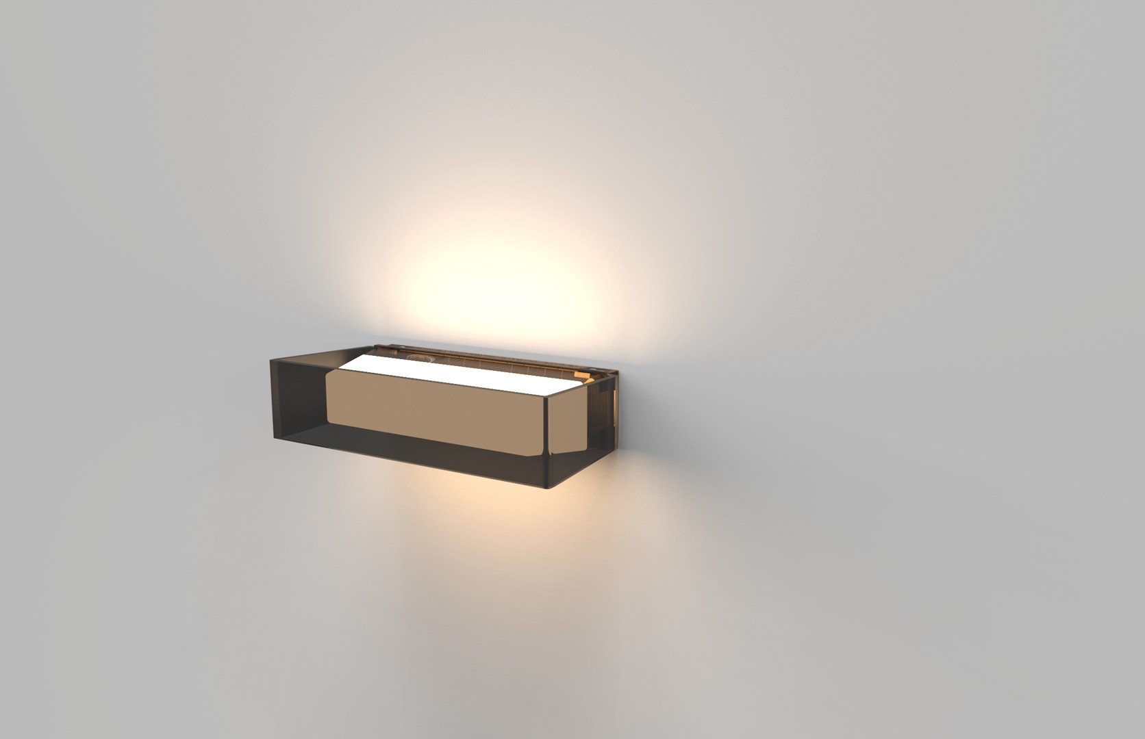3D Wall Modern Light up Down Led model - TurboSquid 1933623