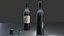Botella de vino viejo de Espana