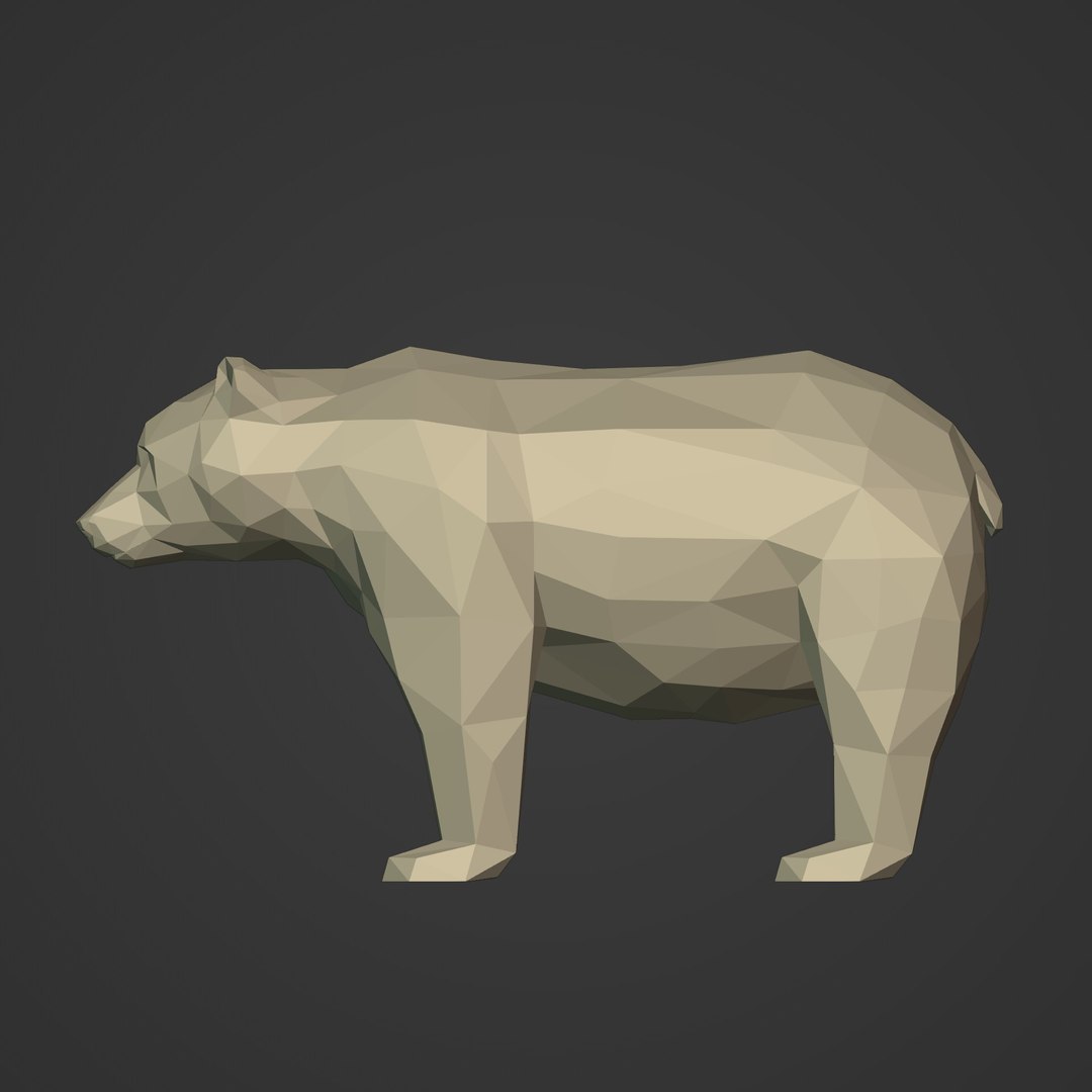 3D Model Cartoon Polar Bear - TurboSquid 1207373