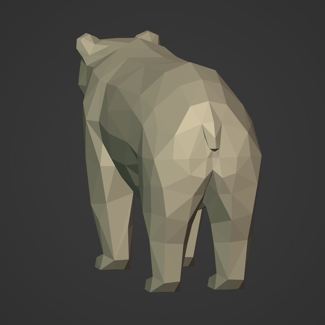 3D Model Cartoon Polar Bear - TurboSquid 1207373