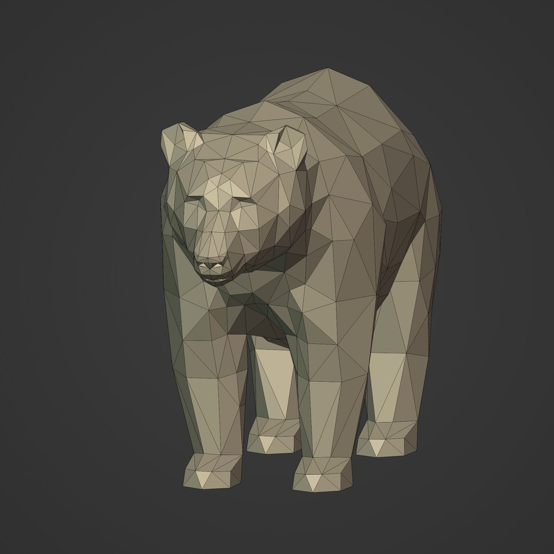 3D Model Cartoon Polar Bear - TurboSquid 1207373