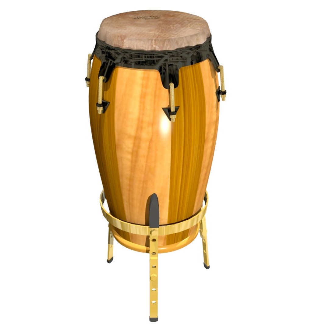 3d conga drum