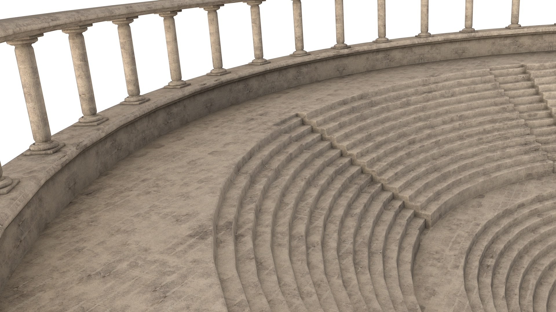 Ancient Amphitheater 3D - TurboSquid 1986608