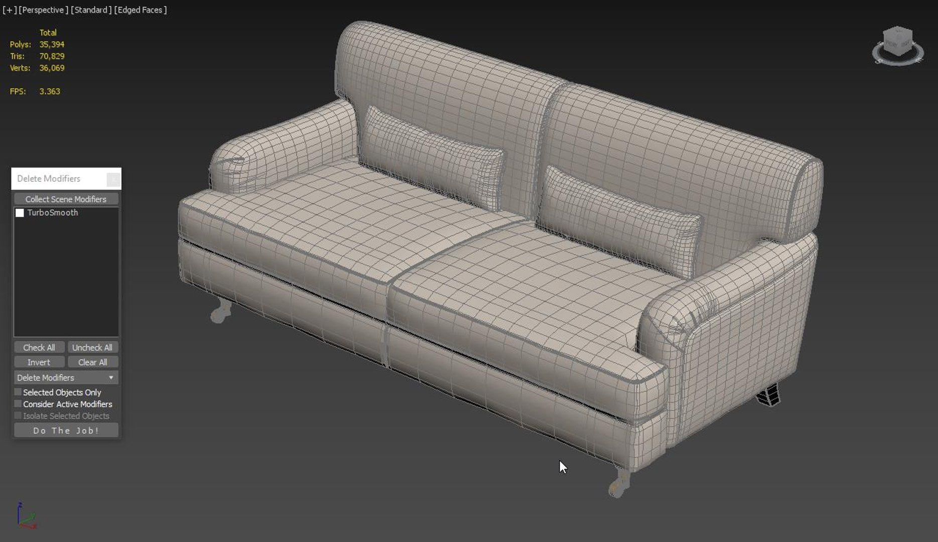 Vanomi Loveseat Sofa 3D Model - TurboSquid 2227214