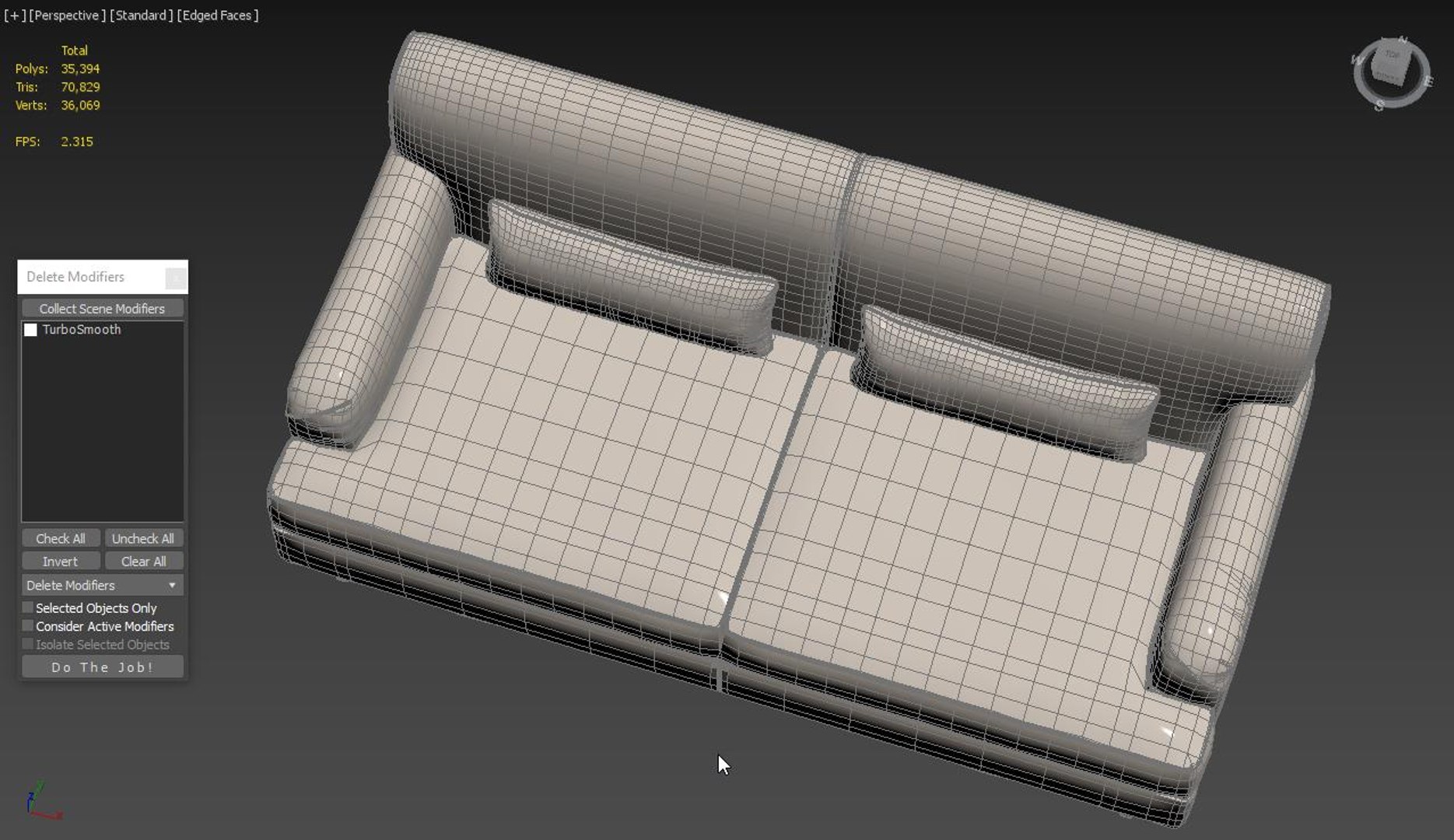 Vanomi Loveseat Sofa 3D Model - TurboSquid 2227214
