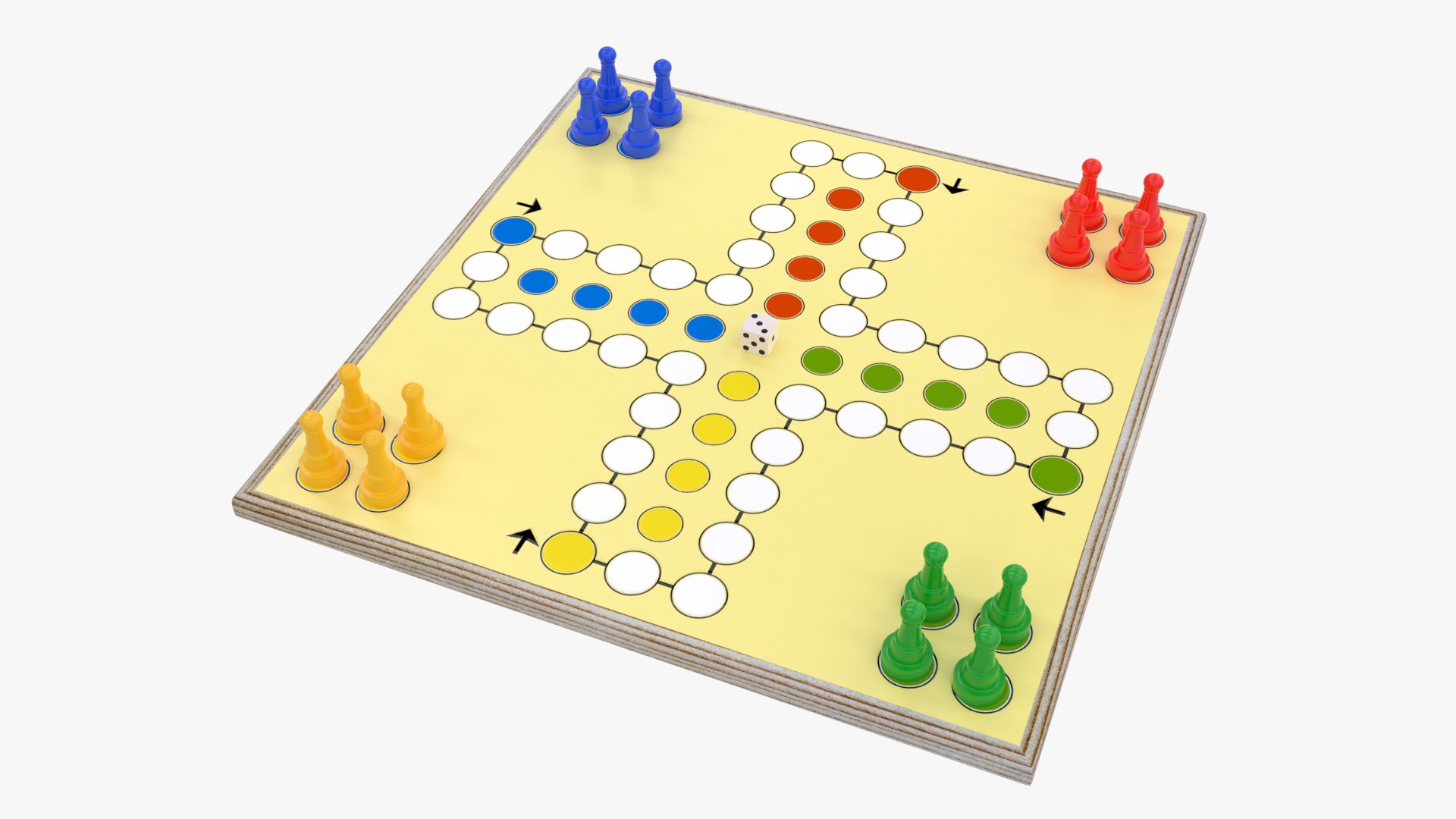 Ludo Wooden Classic Game -  Israel