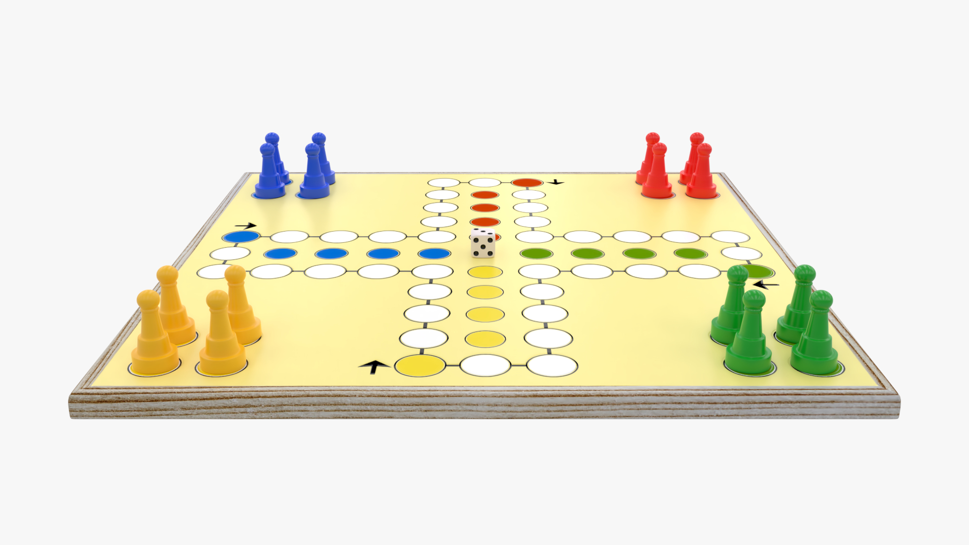 Ludo Wooden Classic Game -  Israel